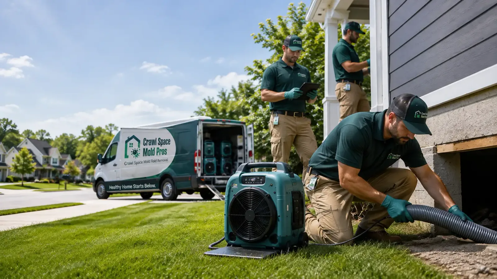 Crawl Space Mold Removal in Fredericktown, PA